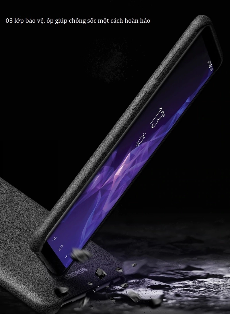 Ốp lưng Baseus Alcantara cho Samsung S9/ G960, S9+/ G965